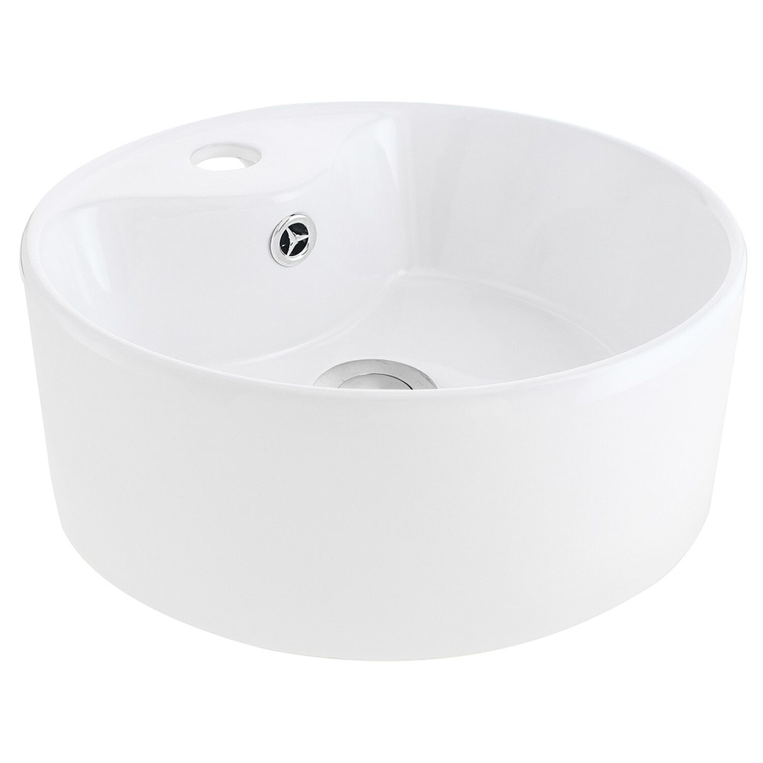 Lavamanos Sobreponer Domsa Slc918 Blanco 32x32x14 Cm image number 1.0