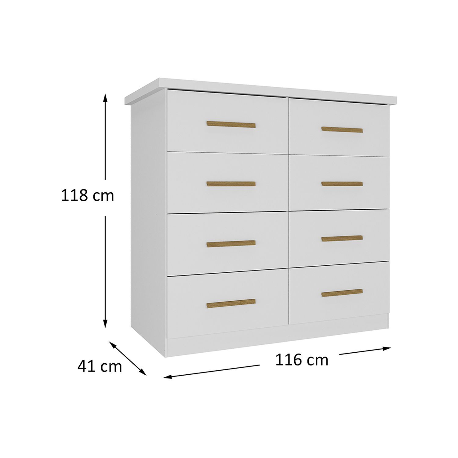Comoda Di Poretti Design Magnuns / 8 Cajones image number 1.0