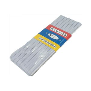 El&aacute;stico Blanco N&deg;5 (7 A 8 Mm) De Ancho, Pieza De 10 Mts