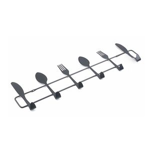 Soporte Para Cubiertos 8 Ganchos Organizador De Utensilios