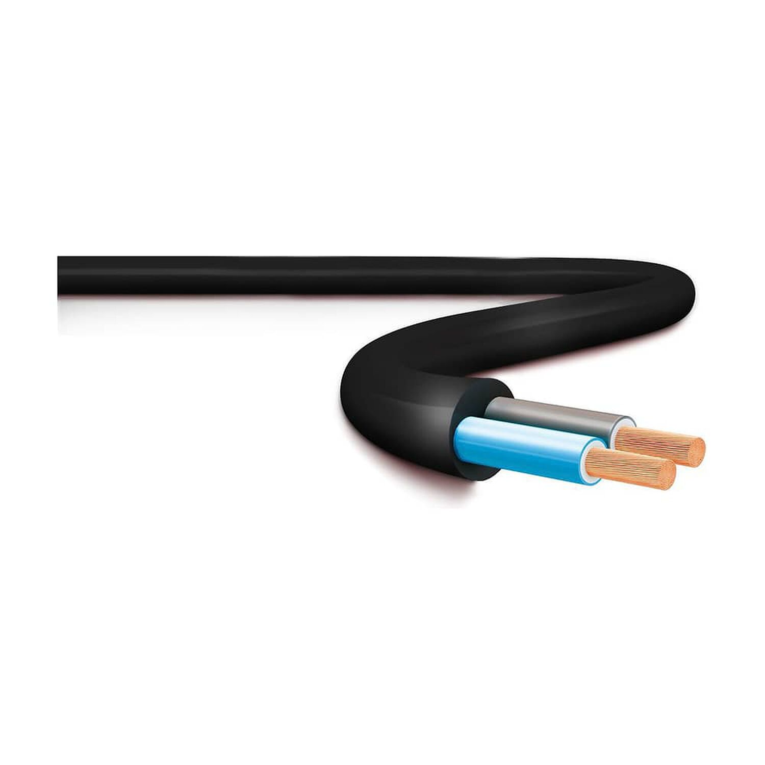 Cable El&eacute;ctrico 2x0.75 Ho5vv-f De 10 Metros image number 0.0