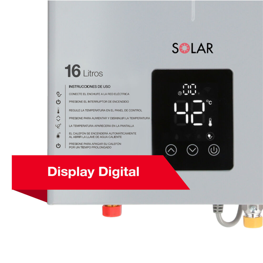 Pack Calefont Rheem 16l. T.forzado G.natural + Kit image number 1.0