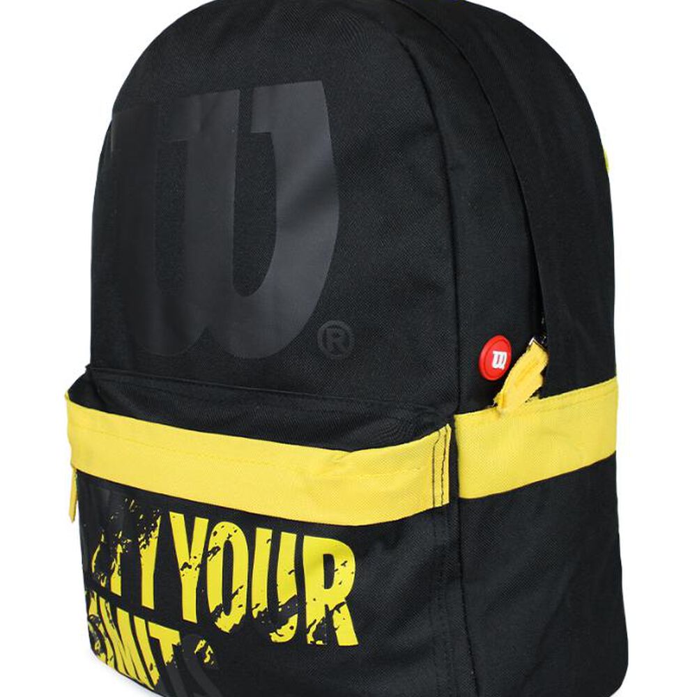Mochila Defy Negra Con Amarillo Wilson image number 1.0