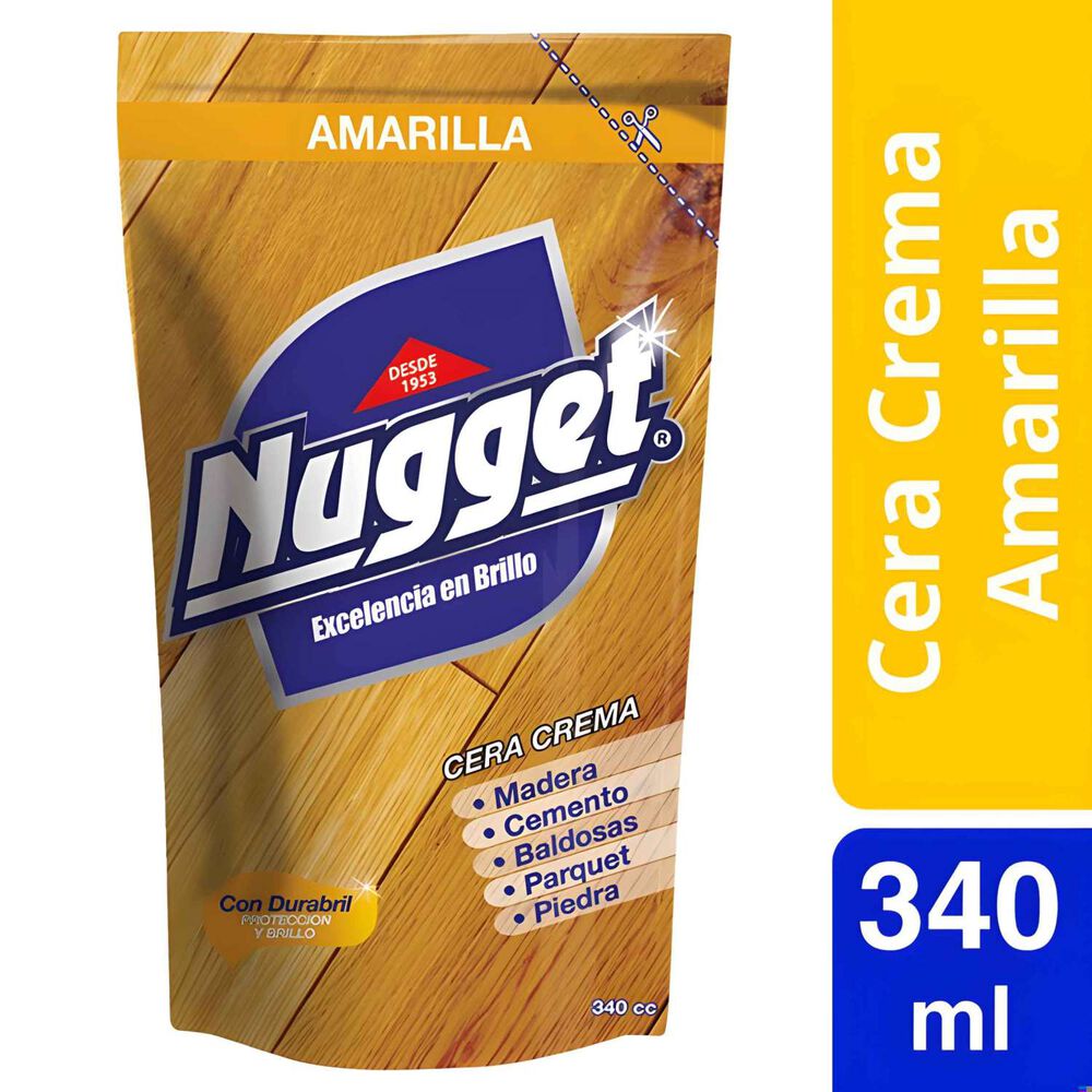 Cera Para Pisos En Crema Doypack 340ml Amarilla - Nugget image number 0.0