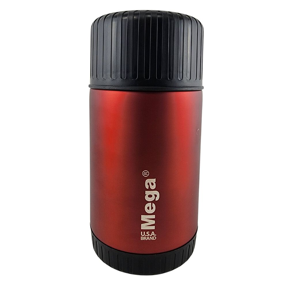 Termo Mega Magnum 750ml Comidas Metalico Acero Inoxidable Rojo image number 0.0