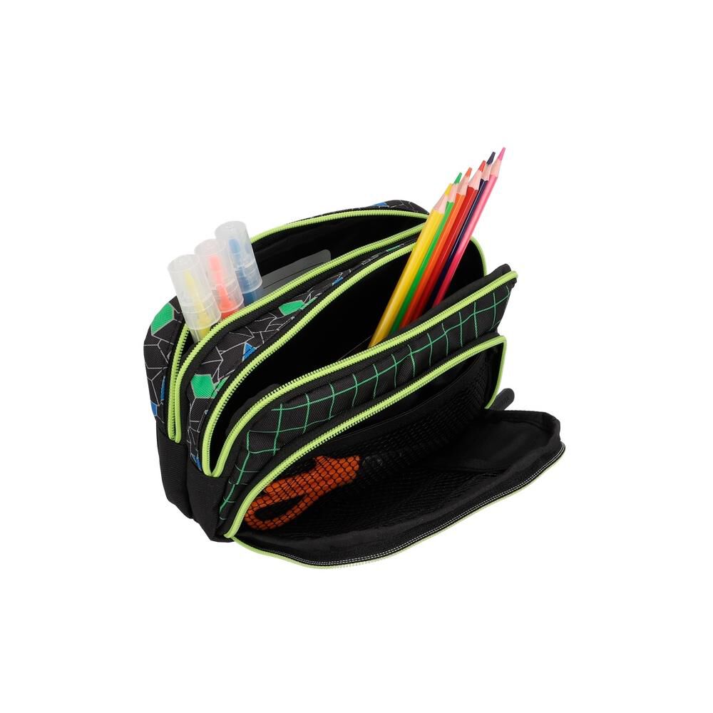 Estuche Xtrem Zip-art 6xt Gamer Negro image number 3.0