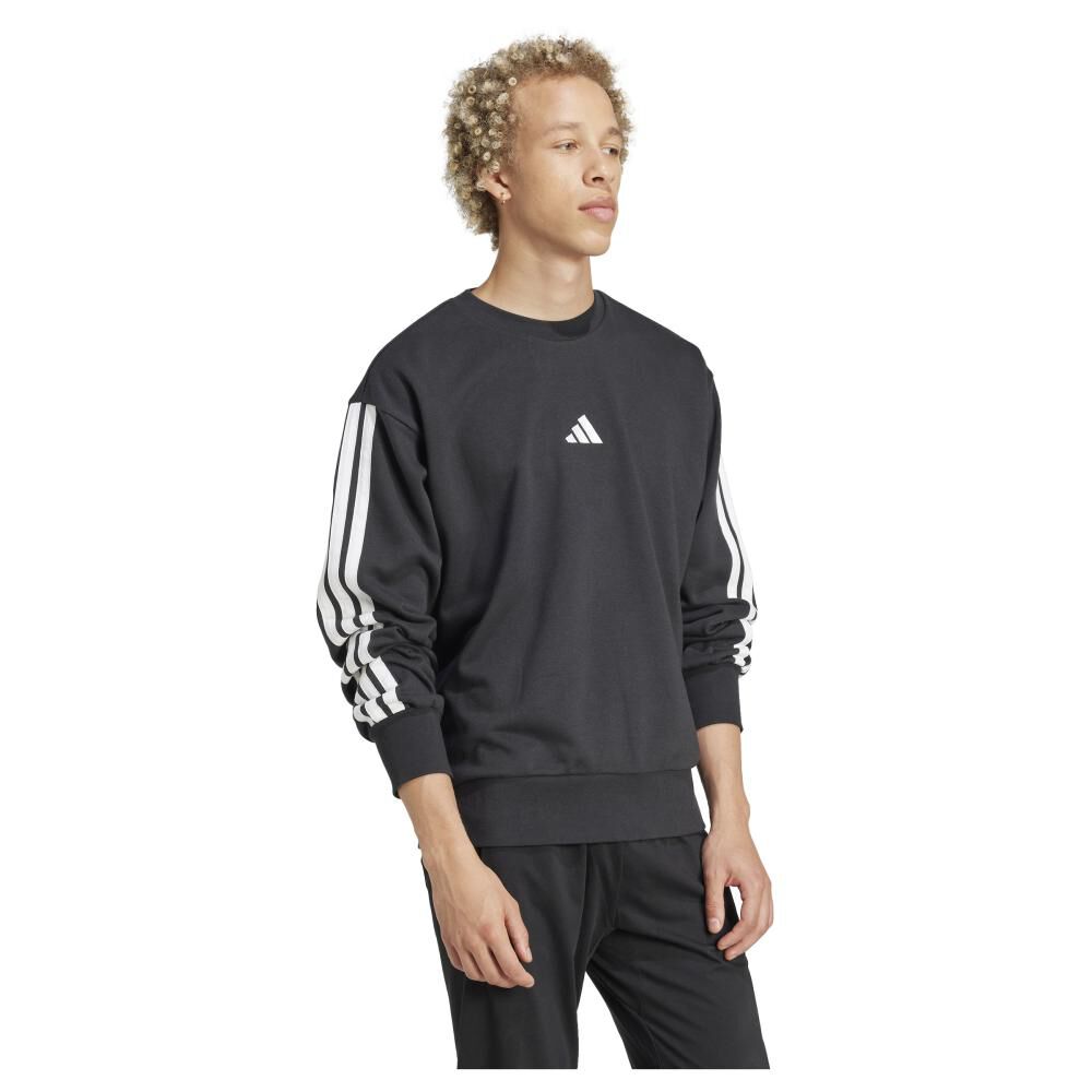 Sudadera Hombre Essentials French Terry 3 Bandas Adidas image number 4.0