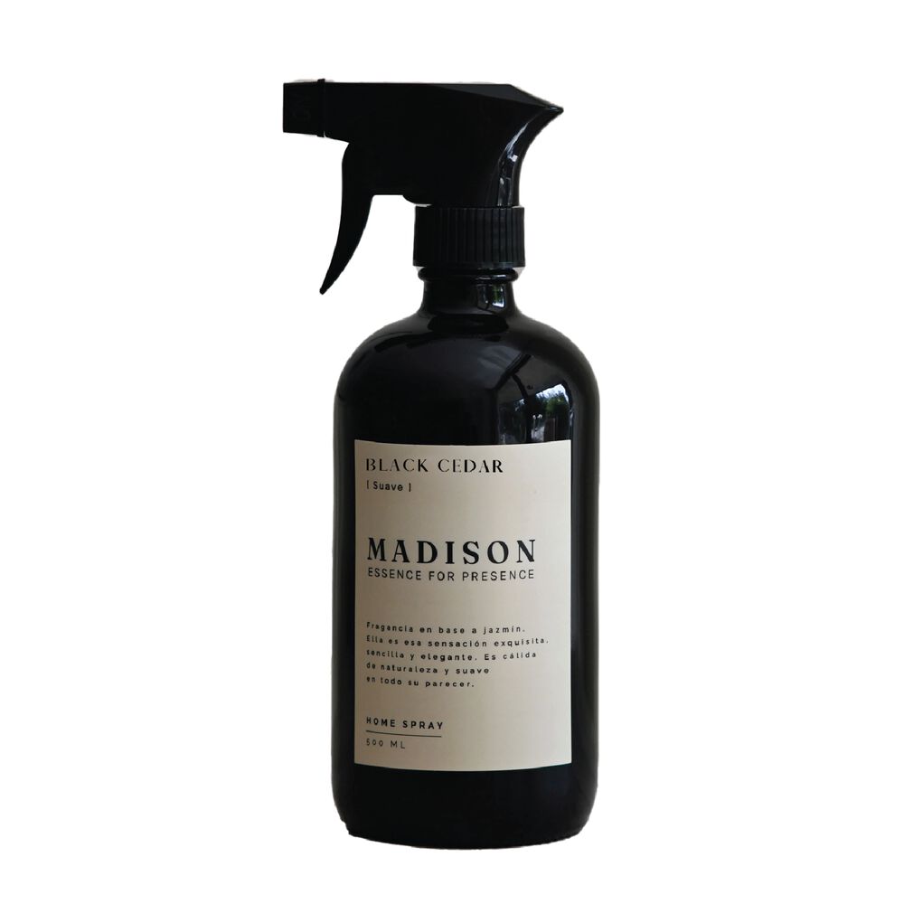 Home Spray 500 Ml Black Cedar Negro Madison image number 0.0