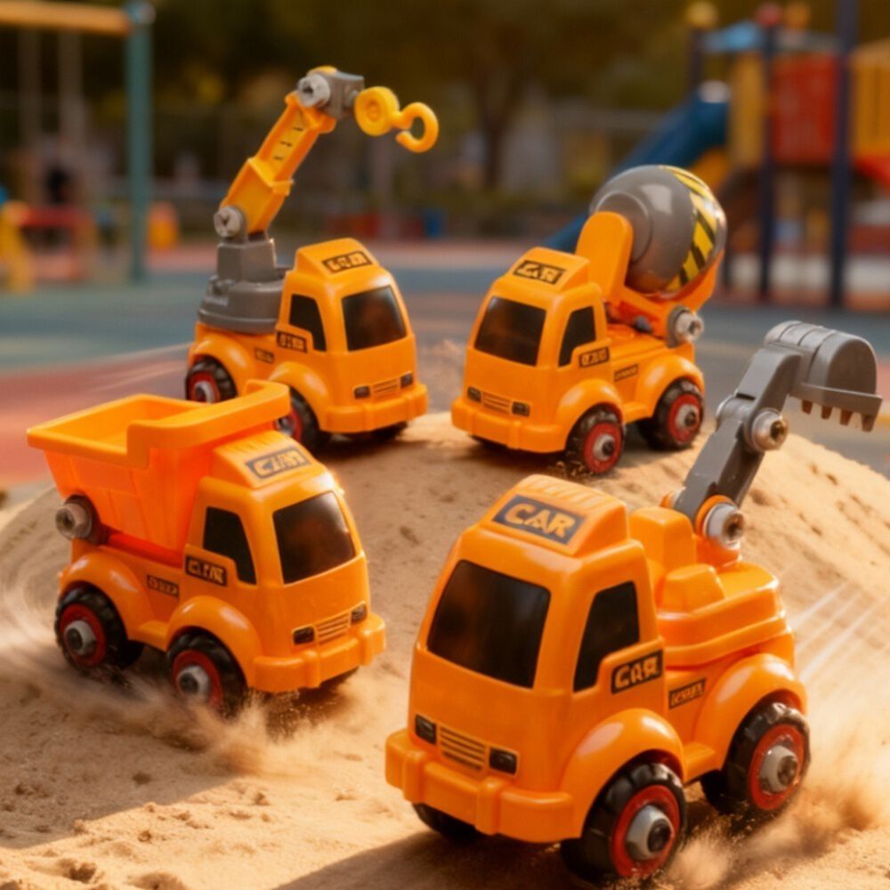 Set 4 Camiones De Construccion image number 1.0