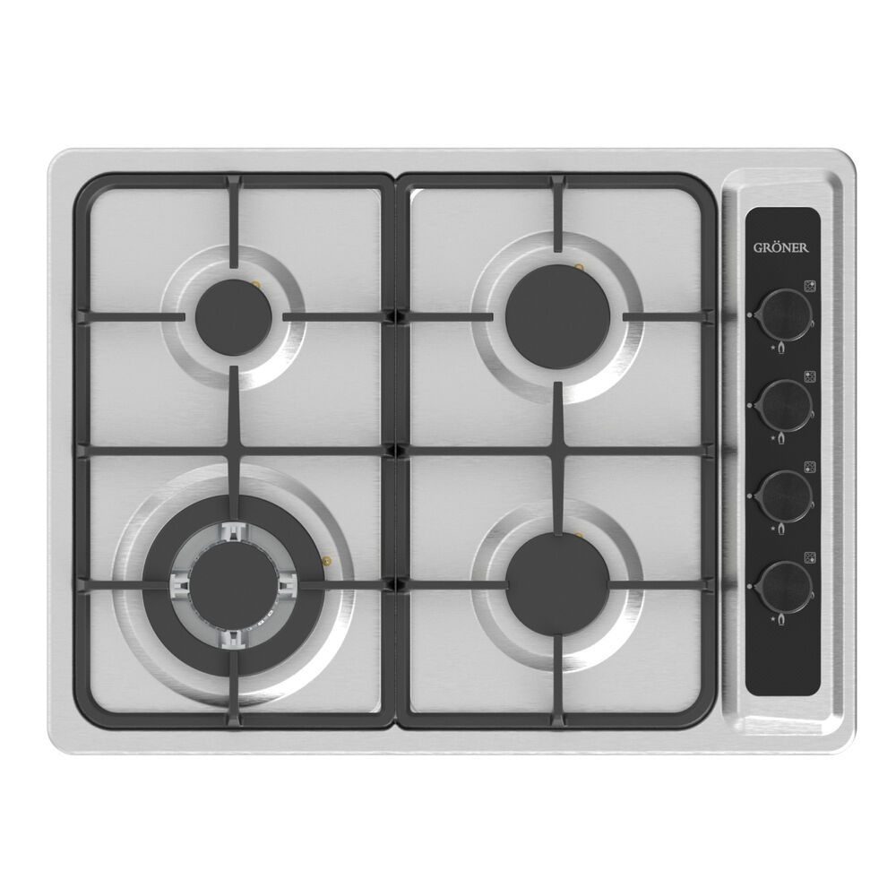 Encimera A Gas Groner Inox Xs 4q image number 0.0