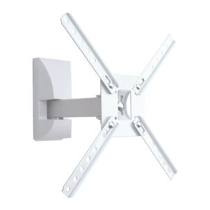 Soporte Para Tv Con Brazo De 19cm - Inclinable - Blanco 10" A 55" Brasforma