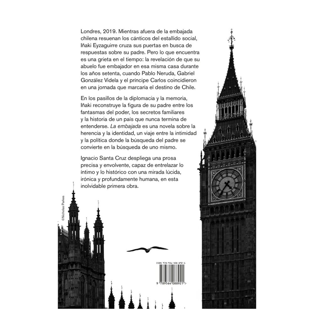 La Embajada (tapa Blanda) - Ignacio Santa Cruz | Libro image number 1.0