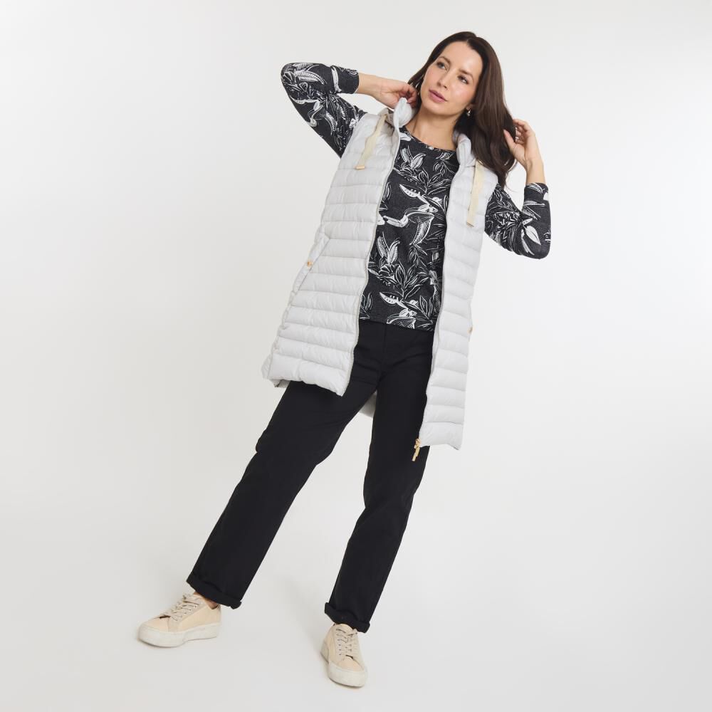 Sweater Print Regular Manga Larga Cuello Redondo Mujer Geeps image number 1.0