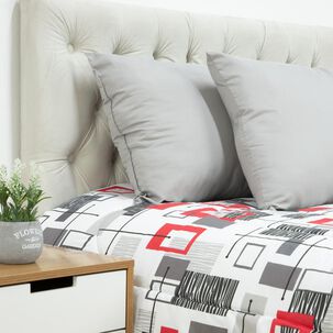 Set Pum&oacute;n + 2 Almohadas Casaideal / 2 Plazas