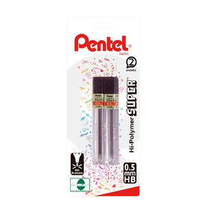 Set 2 Tubos Minas 0.5mm Hb Pentel