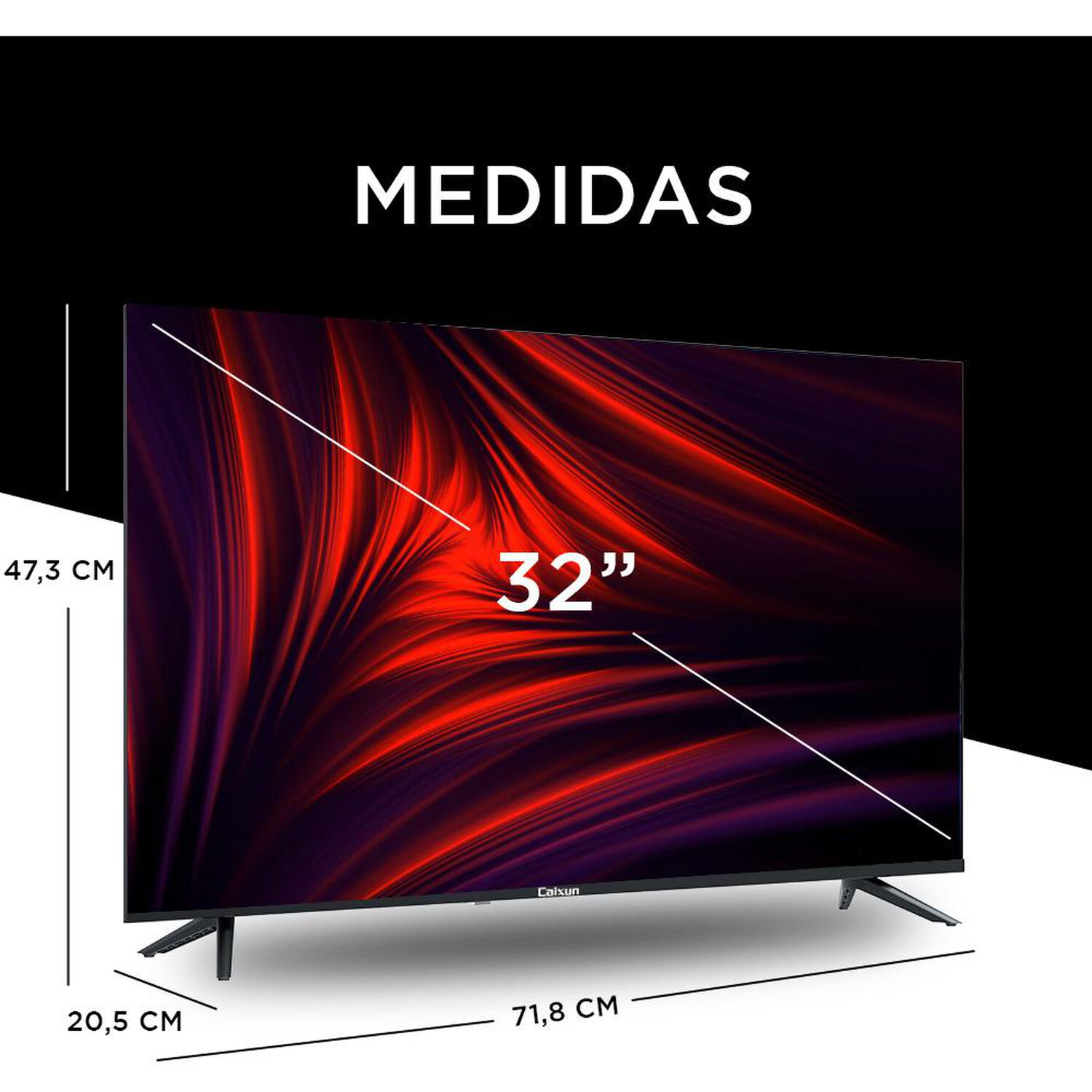 Led 32" Caixun C32K1FG / HD / Smart TV image number 3.0