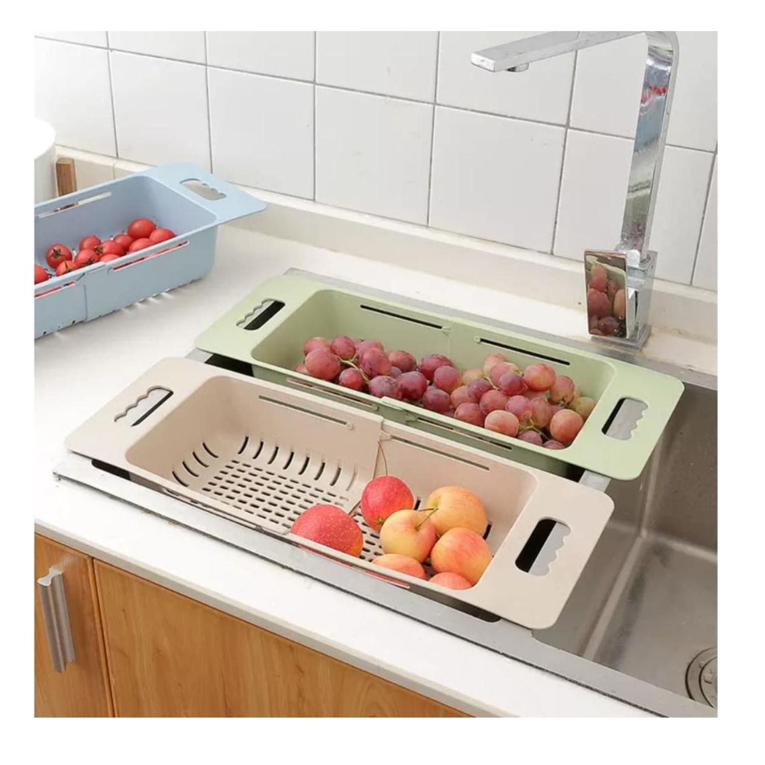 Escurridor De Cocina De Verduras Beige 48cm Ideal Cocina image number 3.0
