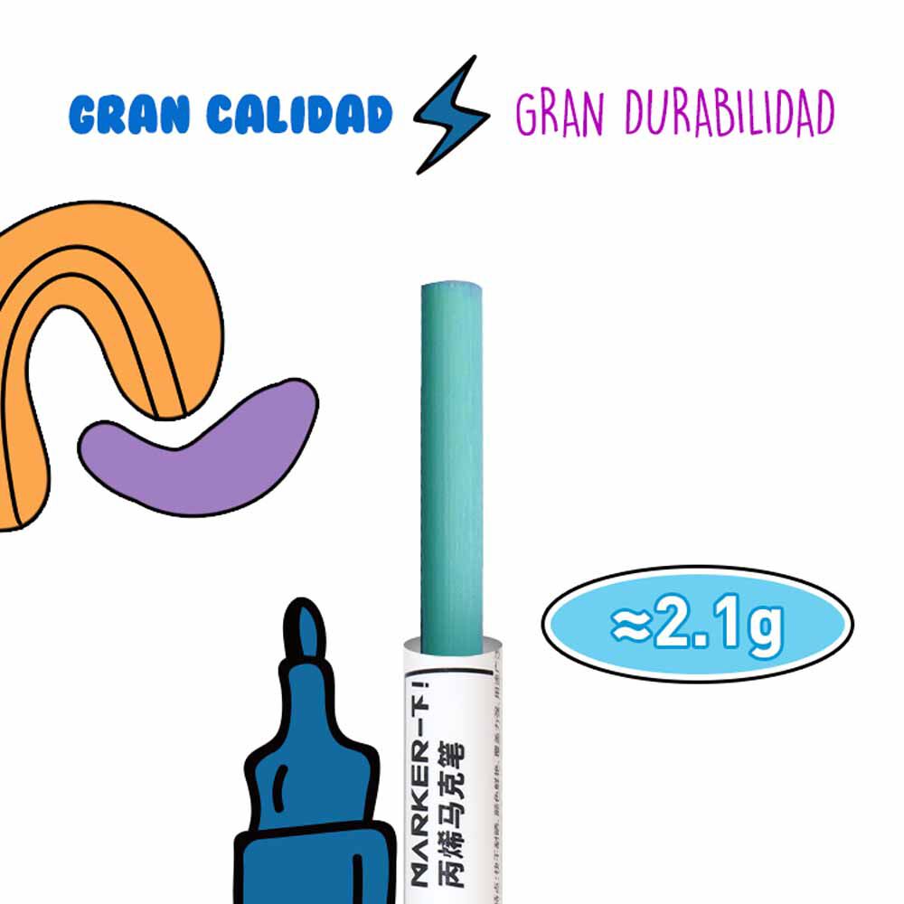 Himi - Miya Set De Marcadores Acrilicos 36 Colores image number 9.0