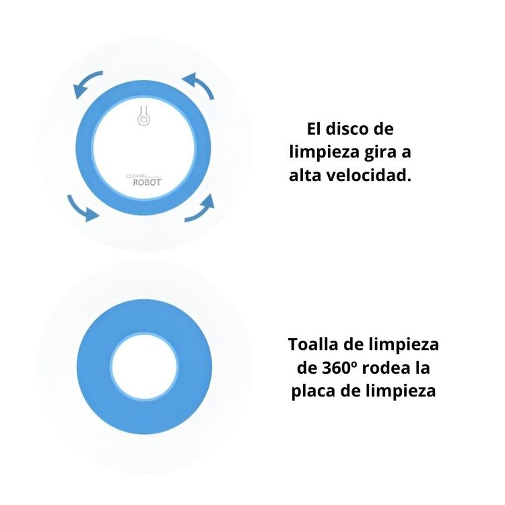 Robot Limpiador Mopa Automático Trapeadora Smart Elegante image number 3.0