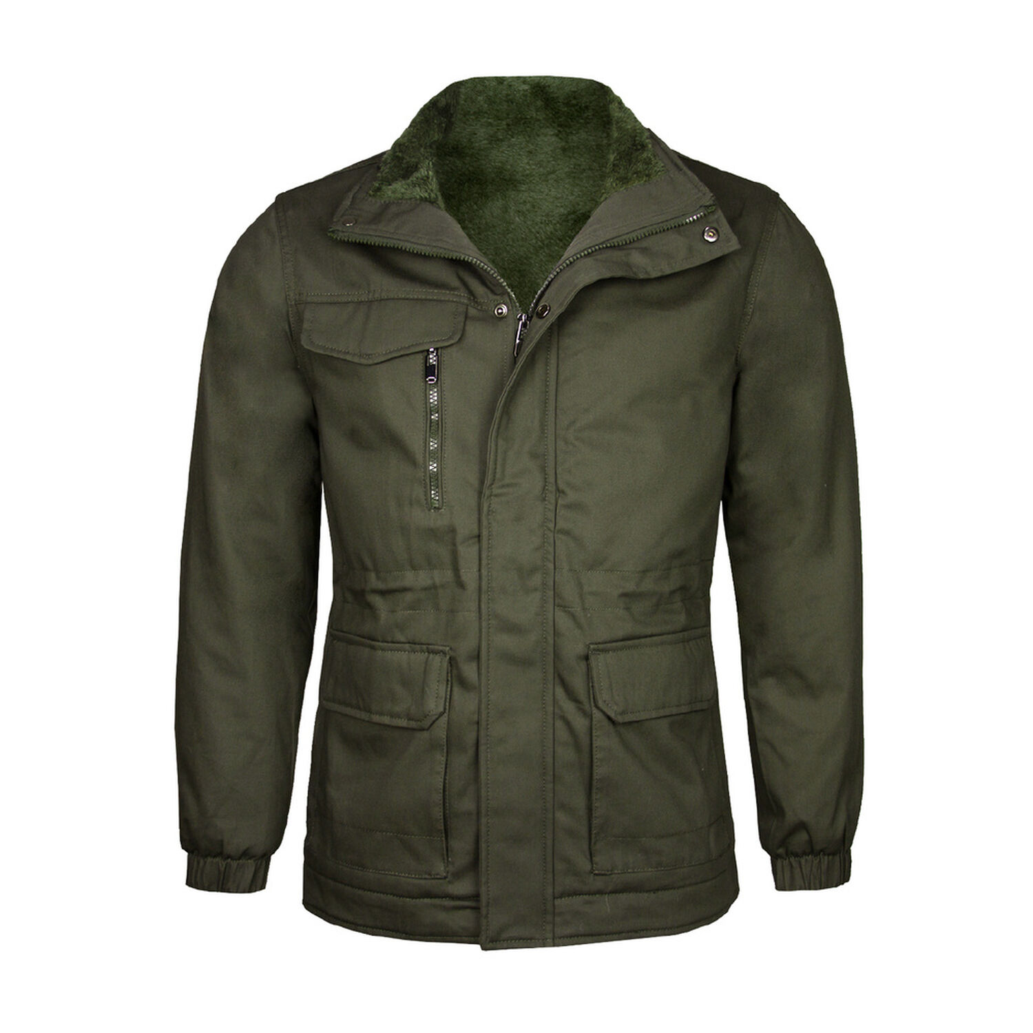 Parka Forro Peluche Gorro Desmontable Velox Unisex image number 4.0