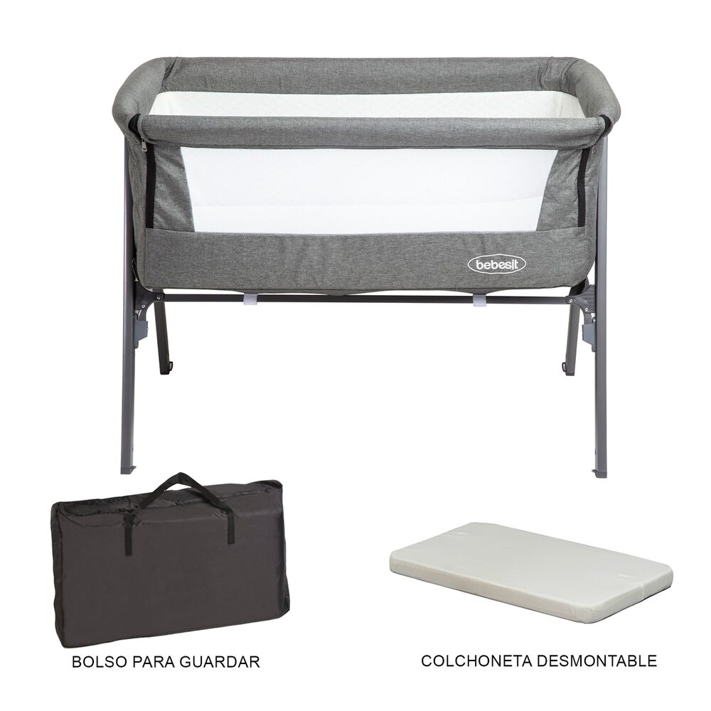 Cuna Colecho Easy Lx Con Mosquitero Gris image number 5.0