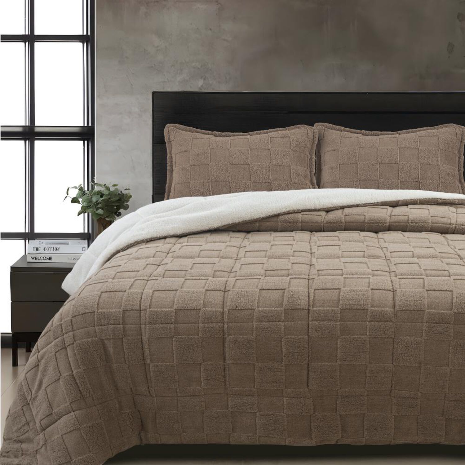 Plum&oacute;n Sherpa Azhome Jacquard / King image number 0.0