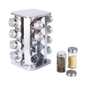 Especiero 16 Condimentos Giratorio Acero Inoxidable