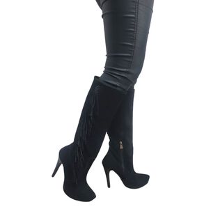 Bota Ximena Negro Pao Pecados
