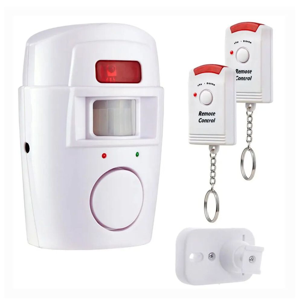 Alarma Con Sirena Y Sensor Con 2 Controles Incluidos image number 0.0