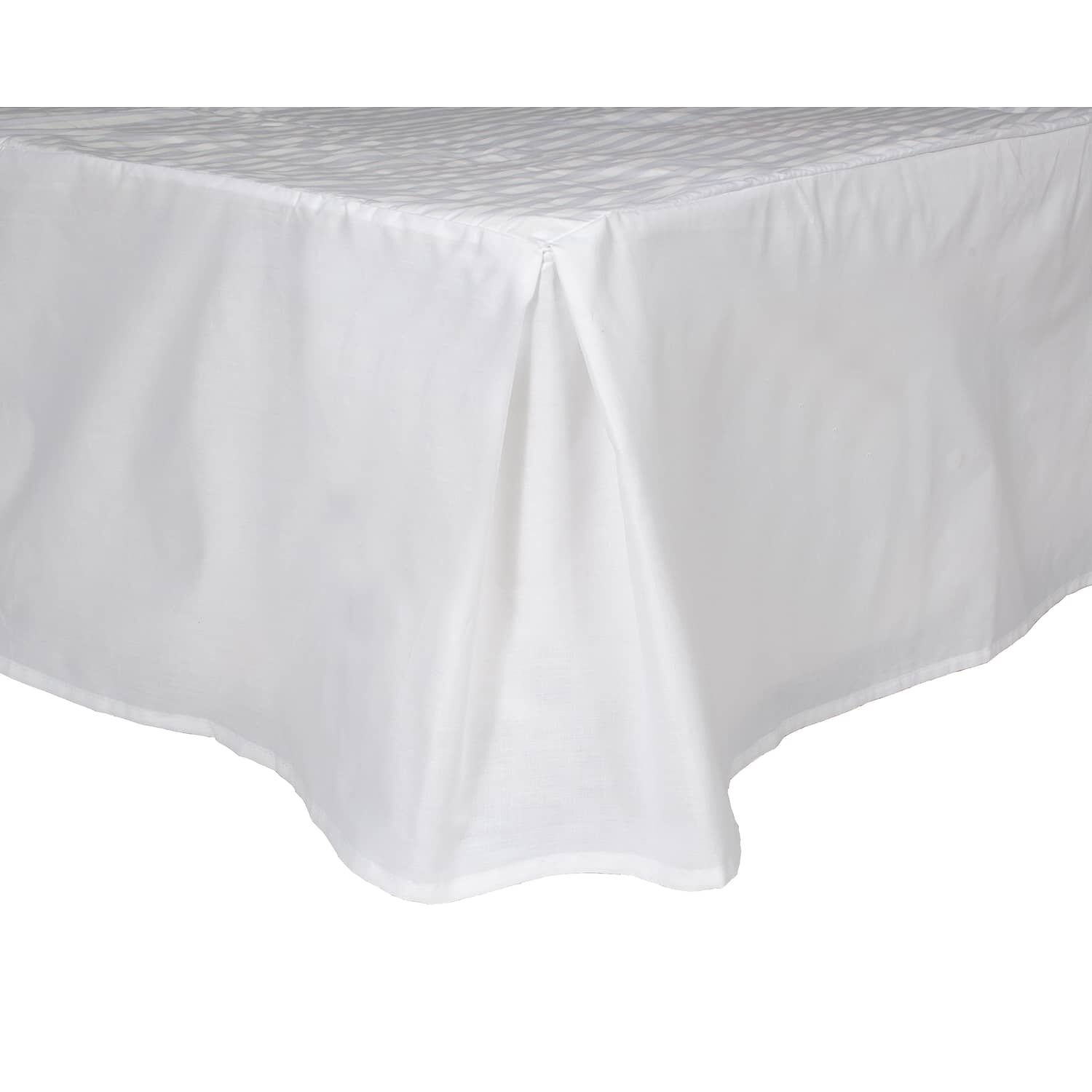 Faldon Unicolor 1,5 Plaza Color Blanco 144 Hilos Arthome image number 0.0