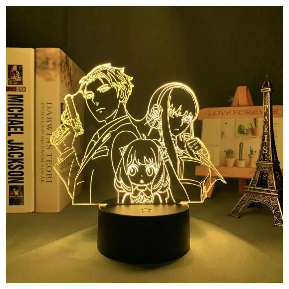 Lampara 3d Anya Loid Forger & Yor Briar Spy X Family image number 0.0