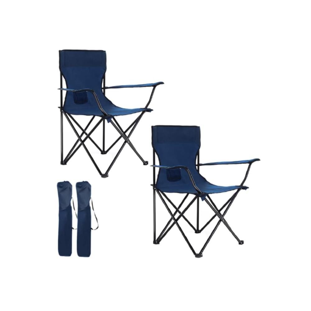 Silla Plegable De Playa Camping Pesca Picnic Con Porta Vaso image number 22.0