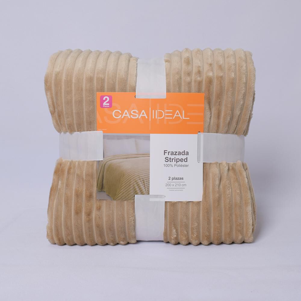 Frazada Casaideal Striped / 1.5 Plazas image number 4.0