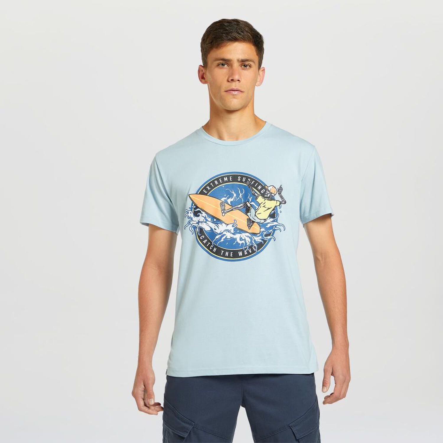 Polera Regular Manga Corta Cuello Redondo Hombre Ocean Pacific image number 0.0
