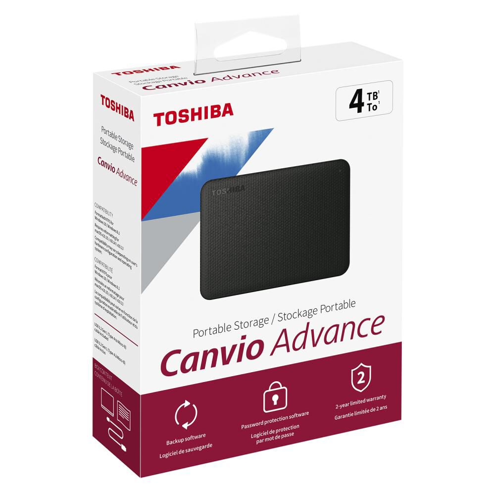 Disco Duro Portátil Toshiba Canvio Advance V10 / 4 Tb
