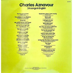 Charles Aznavour - 24 Songs In English (2lp) | Vinilo Usado