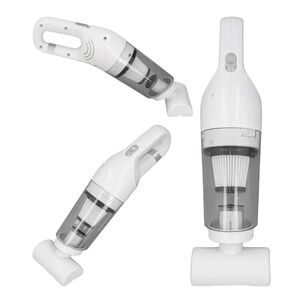 Aspiradora Portatil 2 En 1 Inalambrica Con Accesorios Blanco