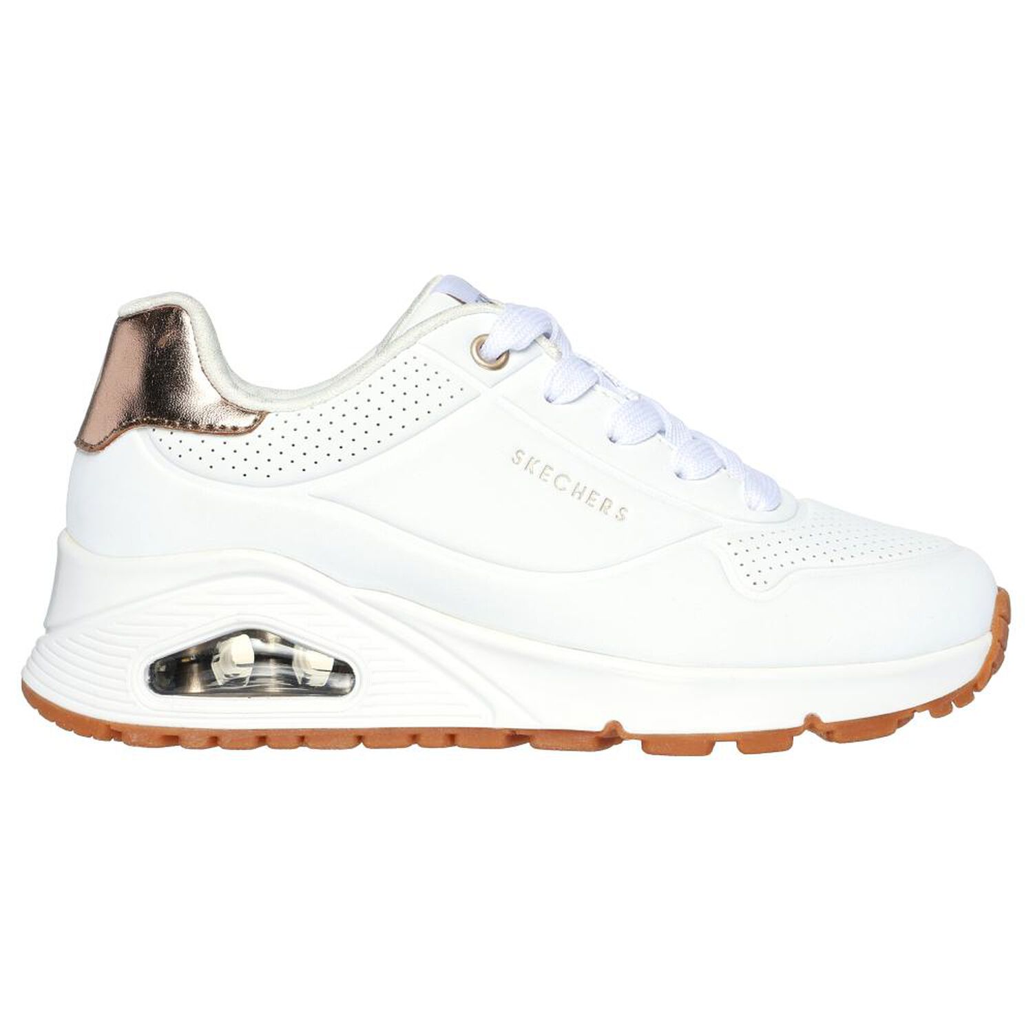 Zapatilla Infantil Ni&ntilde;a Skechers Uno Gen1 - Shimmer Away Wht image number 0.0