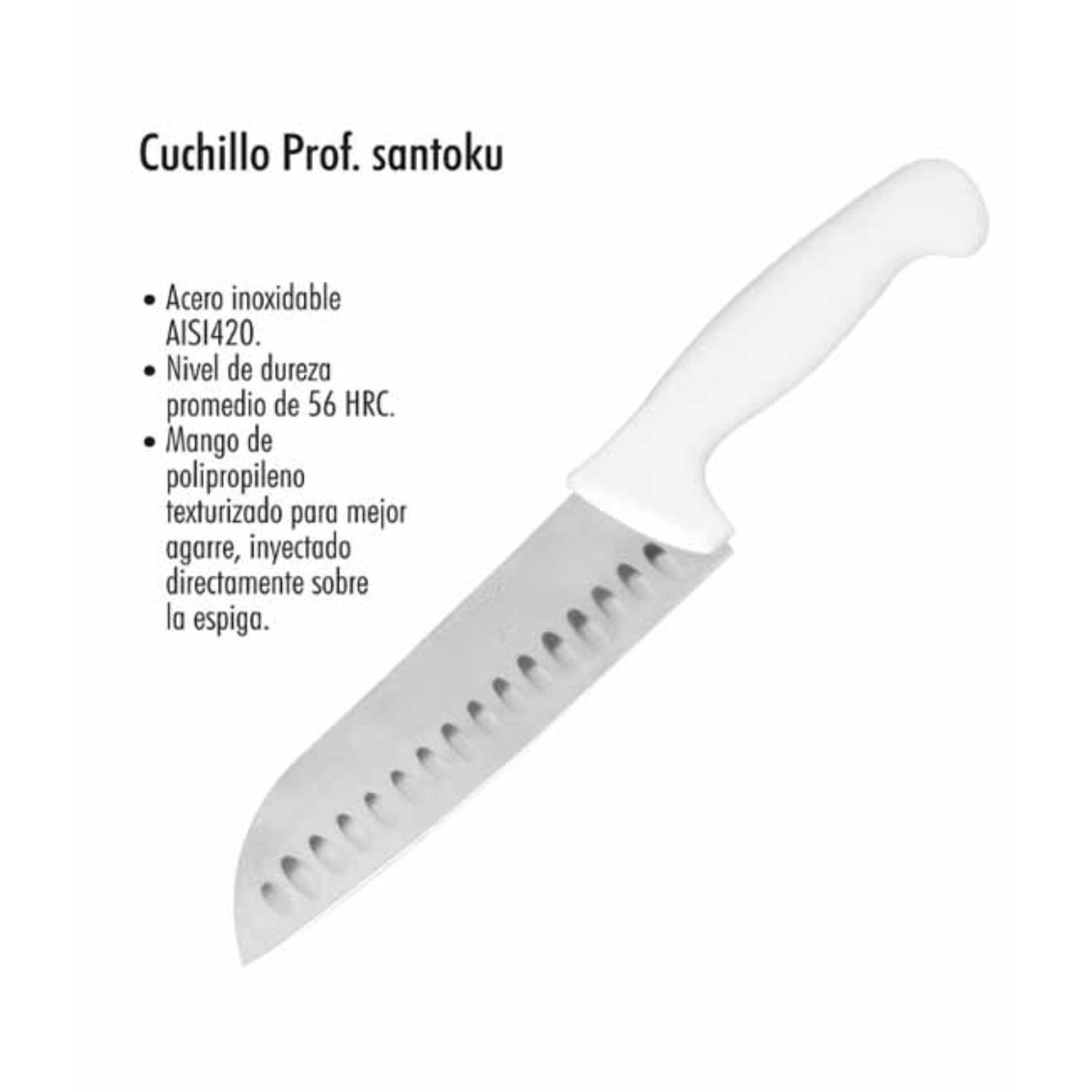 Cuchillo Tramontina Santoku 7 Pulgada Profesional Cocina image number 1.0