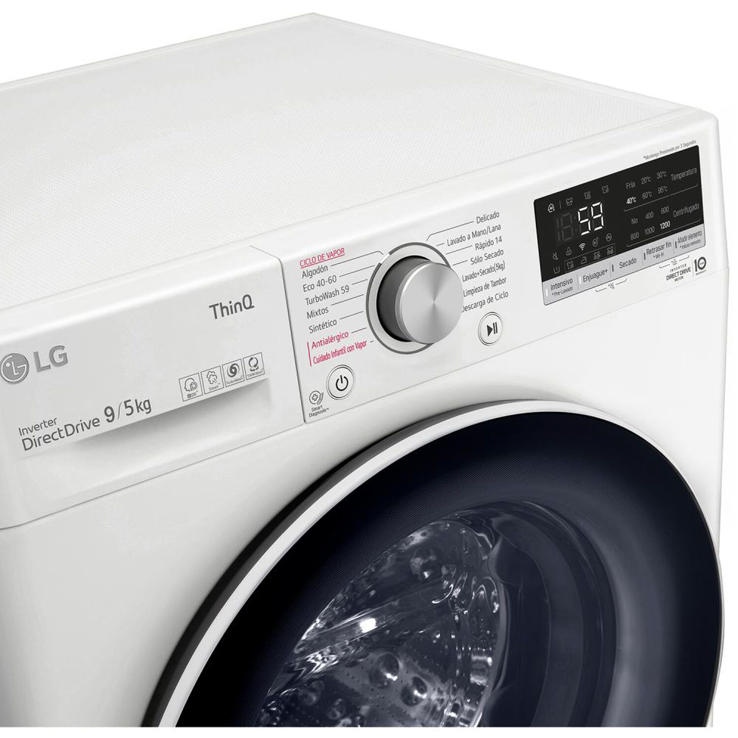 Lavadora Secadora LG WD9WVC4S6 / 9 Kg / 5 Kg image number 9.0