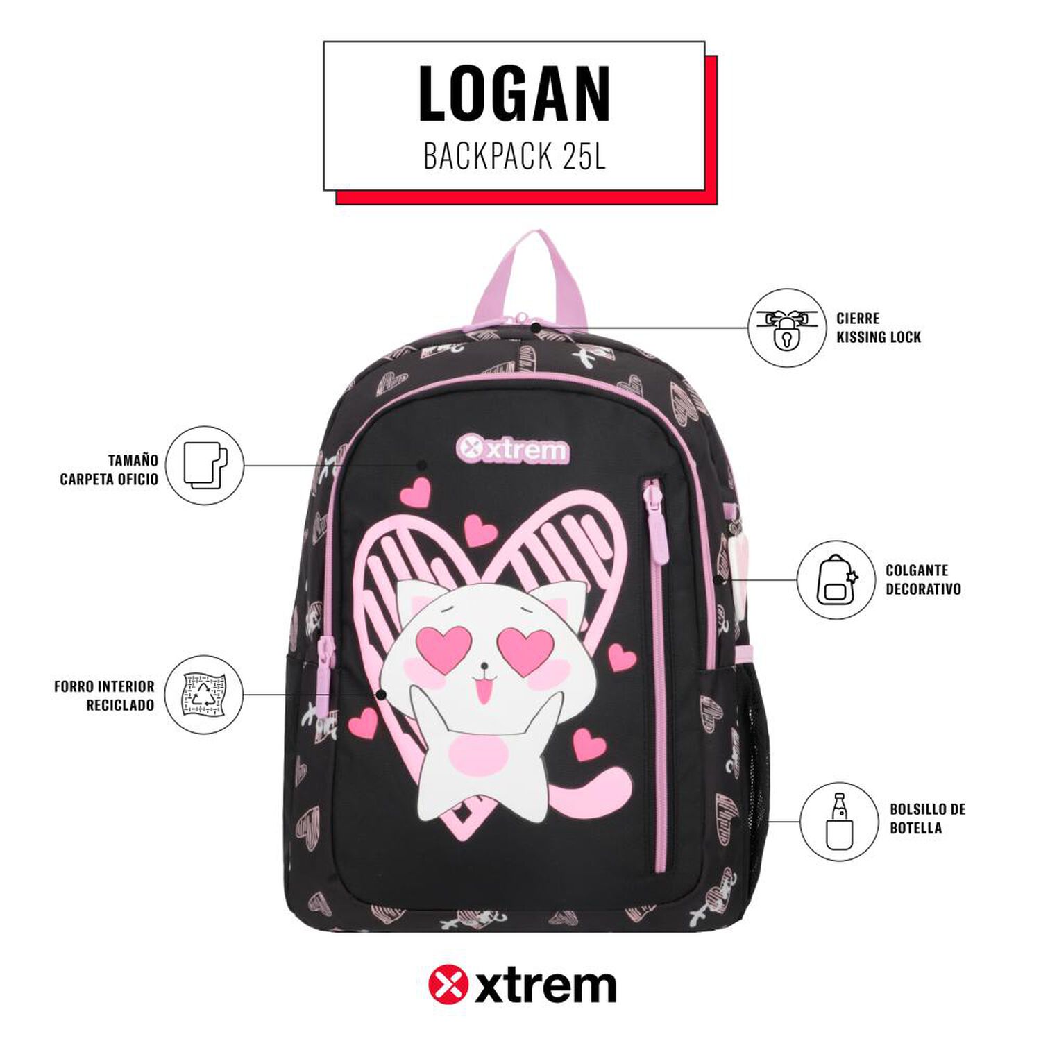 Mochila Xtrem Logan 5xt image number 8.0
