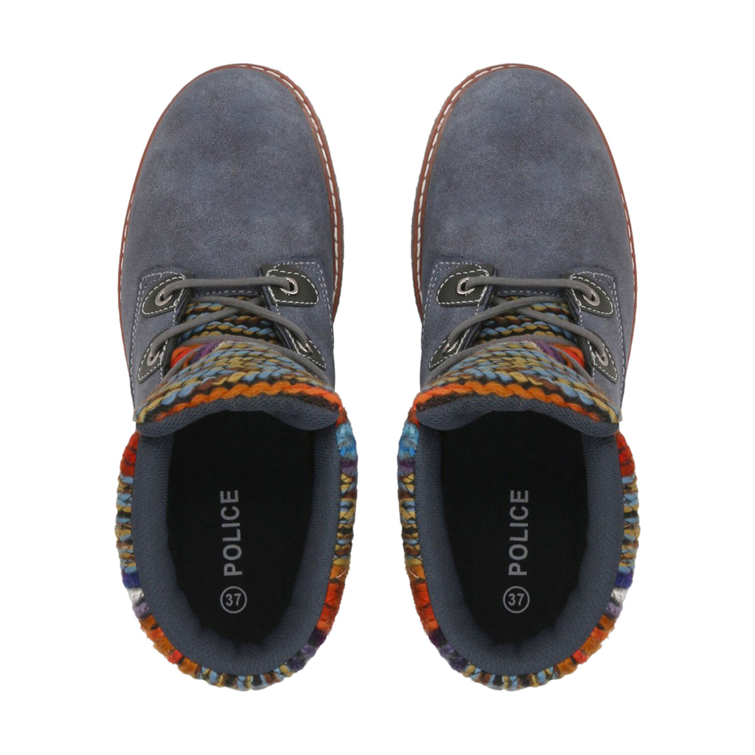 Botin Mujer Azul Nobuck 21 Police image number 1.0