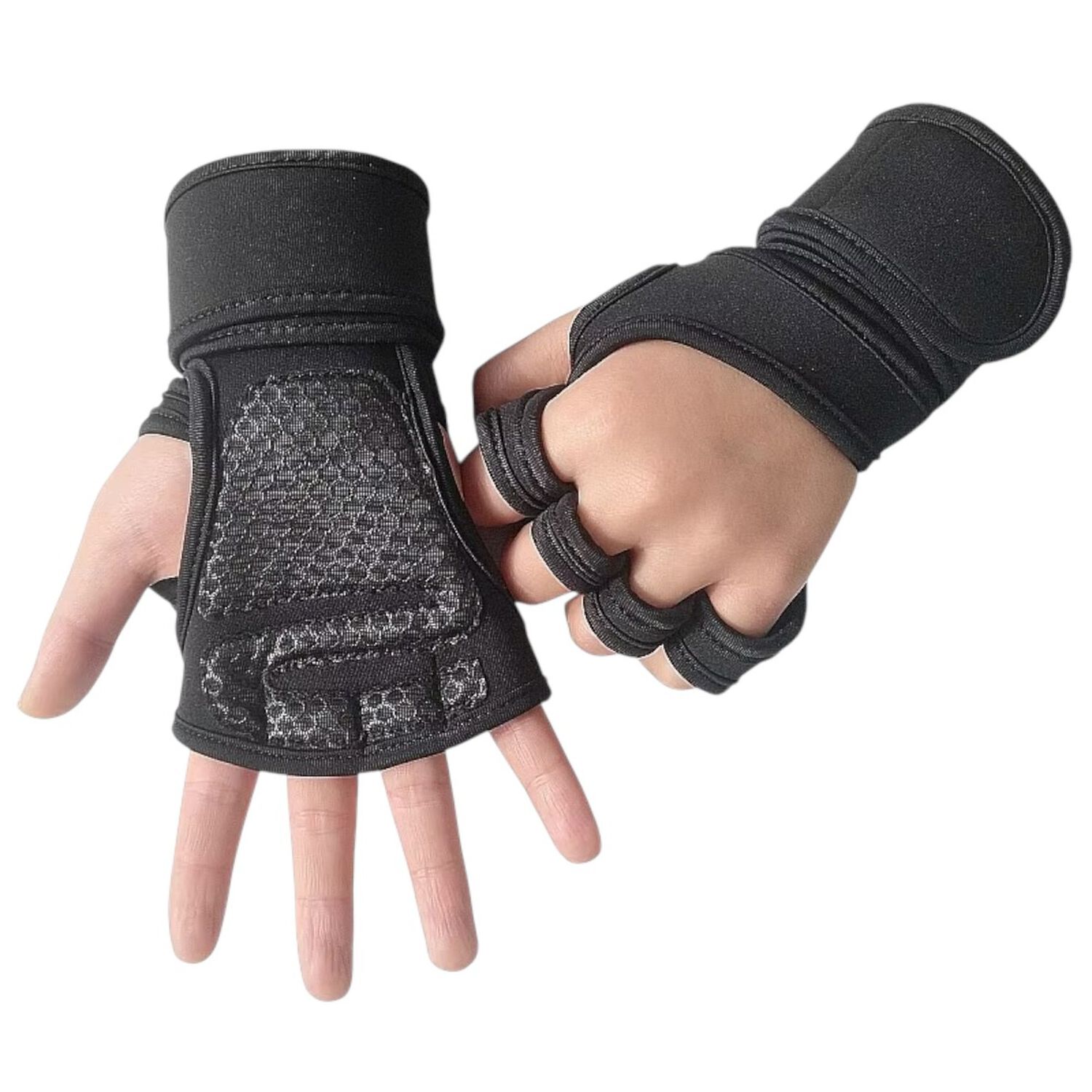 Guantes Calleras Para Pesas Soporte Mu&ntilde;ecas Gym Crossfit image number 4.0