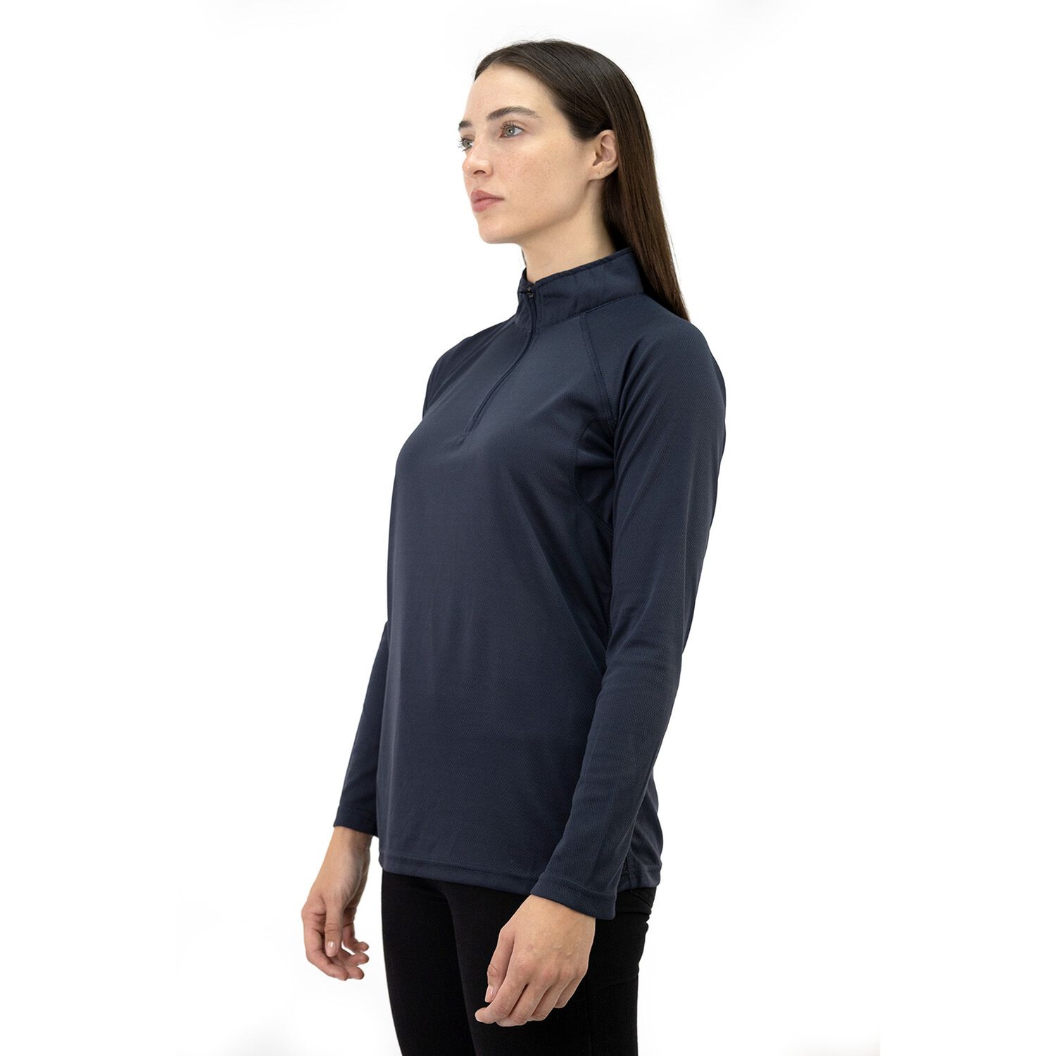 Polera Quebec Half-zip Mujer Iron image number 2.0