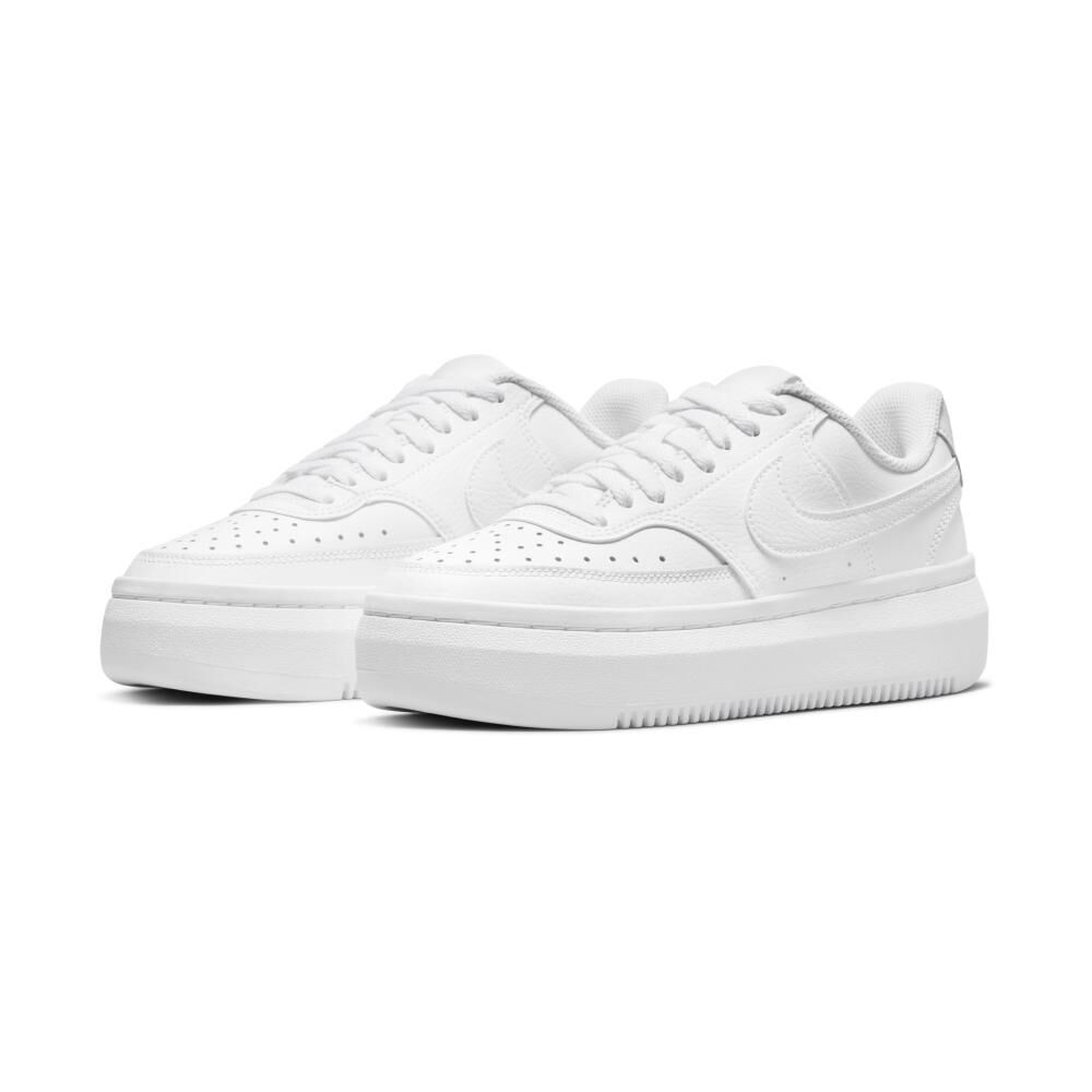 Zapatilla Urbana Mujer Nike Court Vision Alta Blanco image number 1.0
