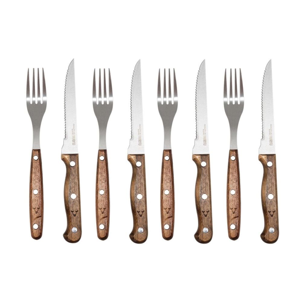 Set Cuchillos Y Tenedores Prm 8 Pcs Wayu image number 1.0