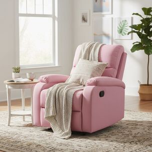 Berger Rosa Reclinable - Moderno De Lino Matheus