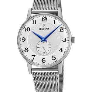 Reloj F20568/1 Festina Plateado Hombre Retro