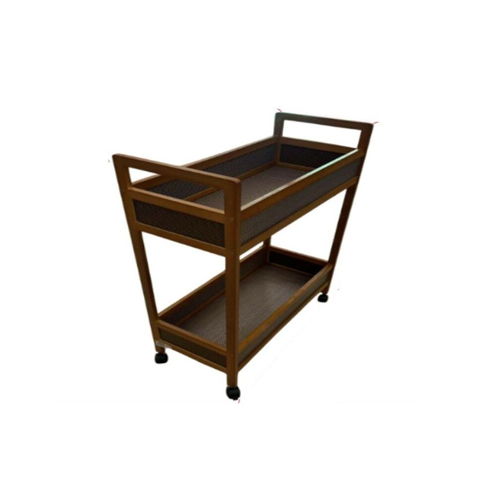 Estante De Almacenamiento 2 Niveles Con Ruedas image number 2.0