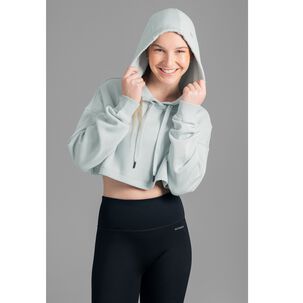 Ultimate Hoodie Crop Mujer Mint - Xl